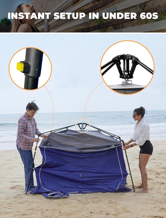 KingCamp Instant Shower Tent, Portable Superior Stable Privacy Shelter - Image 2