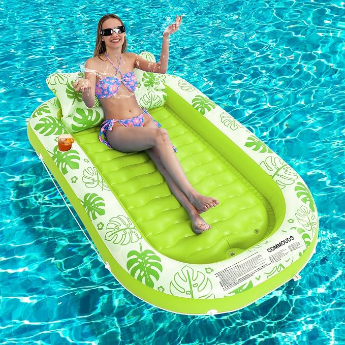 Inflatable Tanning Pool Lounger Float - Image 7