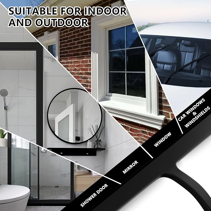 Shower Squeegee for Shower Glass, Bathroom Glass Cleaning Tool - Image 7