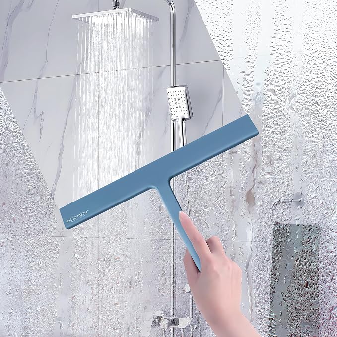 Large Shower Squeegee for Glass Doors, Richmirth 11 Inch Squiggy for Shower - Image 5