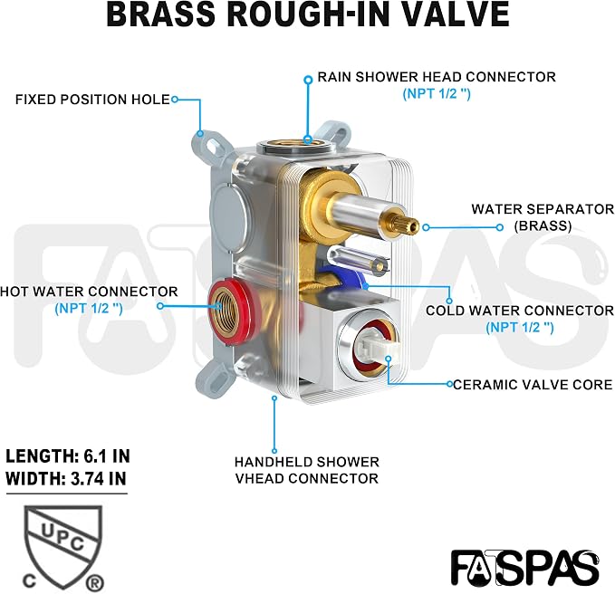 Shower Faucet Set, Shower System - Image 5