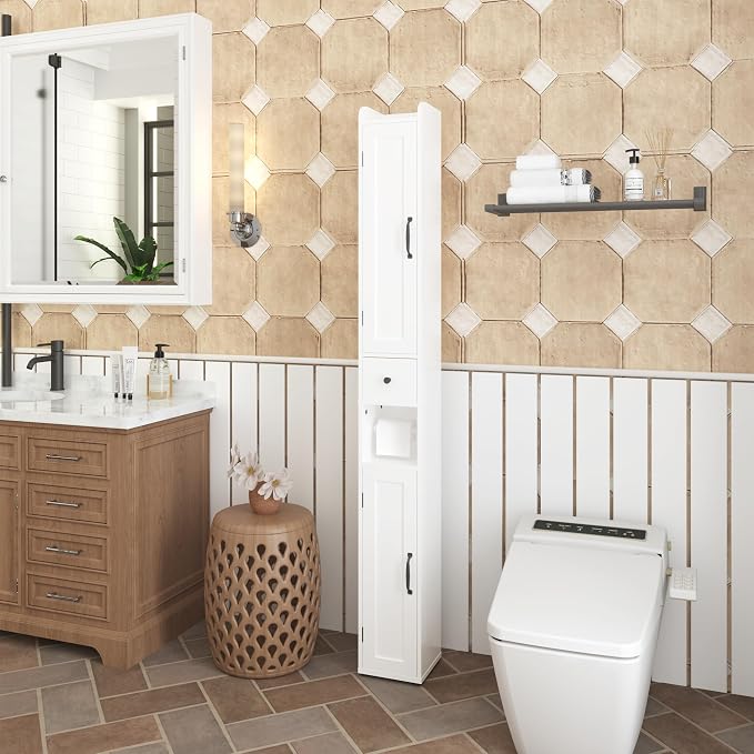 Tall Bathroom Storage Cabinet - Image 7