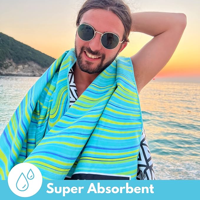 ECCOSOPHY Microfiber Beach Towel - Image 2