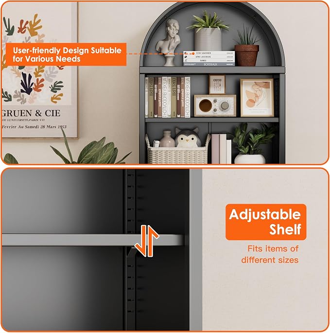 Arched Wall Shelf, Bathroom Arched Wall Cabinet - Image 5