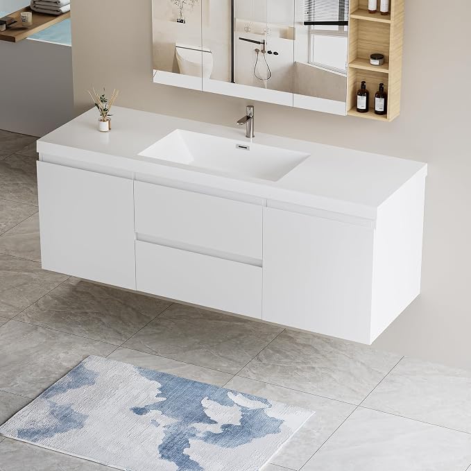 60" Floating Bathroom Vanity - Image 8