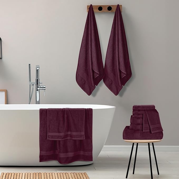GLAMBURG Ultra Soft 24-Piece Towel Set - Image 5