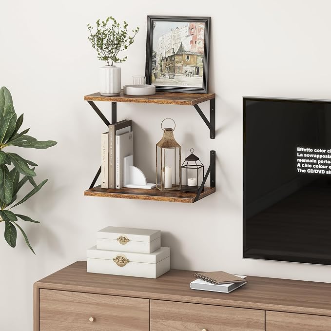 10 Inch Deep Floating Shelves, Floating Shelf 16 Inch Long, Deep Shelf - Image 2