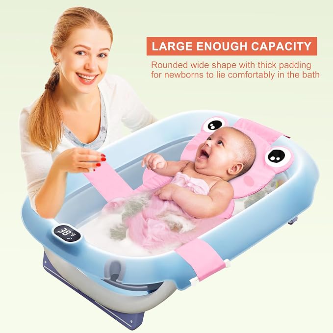 Baby Bath Seat Support Net, Quick Drying, Adjustable, Comfortable, Infant - Image 3