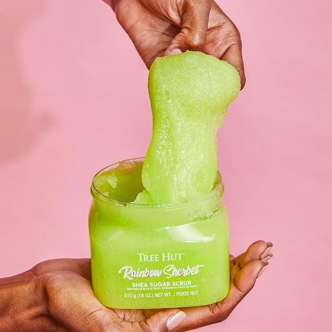 Tree Hut Rainbow Sherbet Shea Sugar Scrub, Exfoliating Body Scrub Removes Dead - Image 10