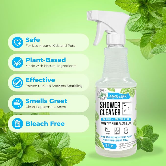 Mighty Mint Shower Cleaner, Daily Spray - Image 5