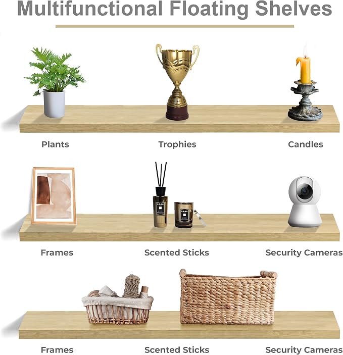 Sorbus Floating Shelves for Wall - Image 6