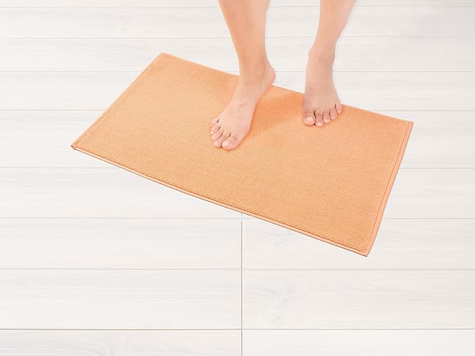 American Soft Linen Bath Rug, 17 in 24 in 100% Cotton Bath Mats Rugs by AmericanSoftLinen