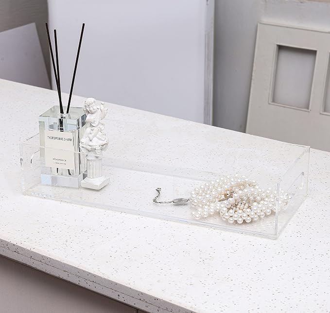 IEEK Toilet Paper Basket, Acrylic Toilet Paper Holder - Image 7