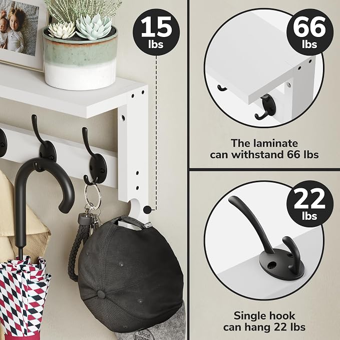 AMBIRD Coat Rack Wall Mount - Image 3