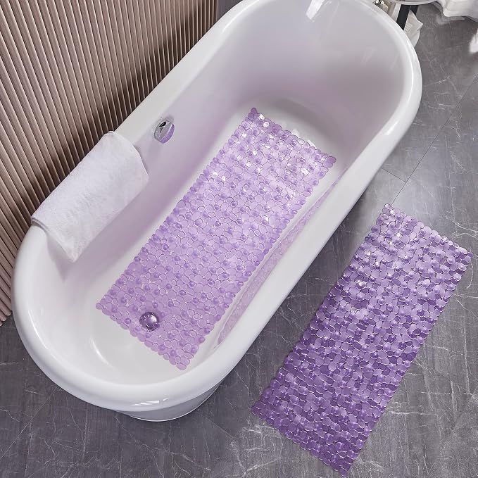 Bath Shower Mat Non Slip: Extra Large Pebble Bathtub mat - Image 6