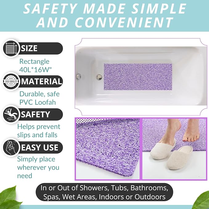 Non Slip Bathtub Mat Shower Mat - Image 3