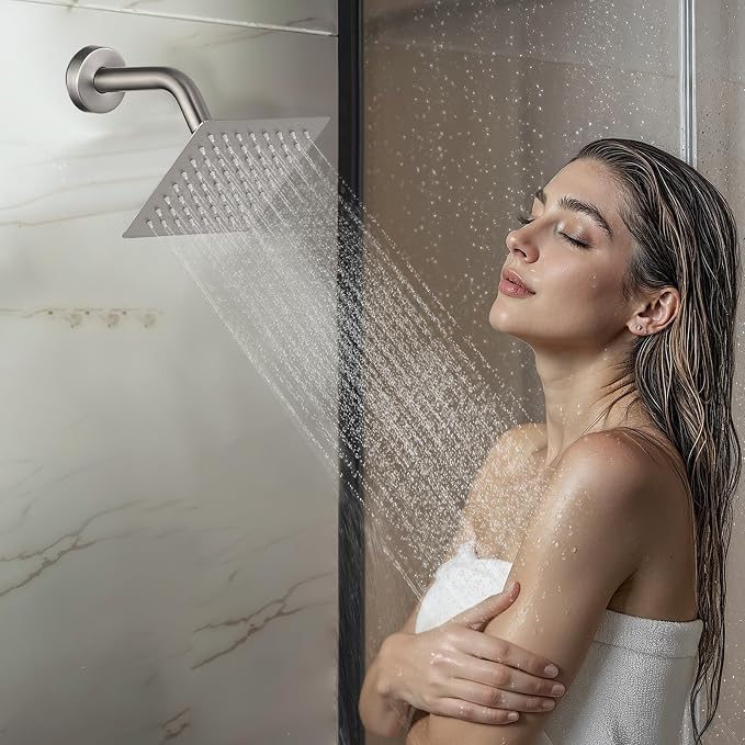 VEVOR Shower Faucet Set, 10 Inch Ceiling Mount Rainfall Shower System - Image 9