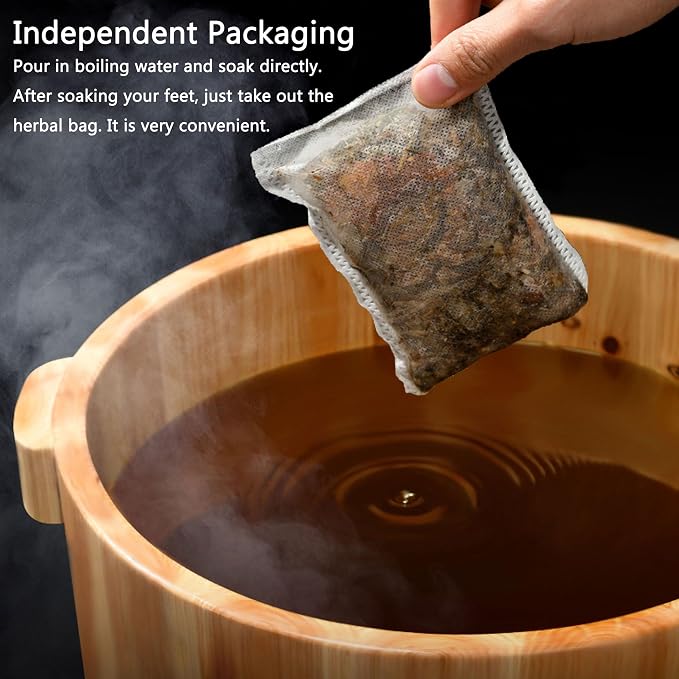 30 Pcs Body Detox Foot Soak To Remove Toxins, Lymphatic Drainage Ginger Herbal - Image 5