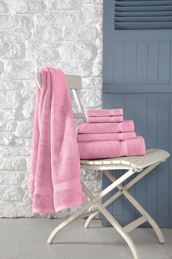 SALBAKOS 100% Turkish Cotton Hand Towel Set of 6 16x30 inch | Heirloom Quality - Image 5