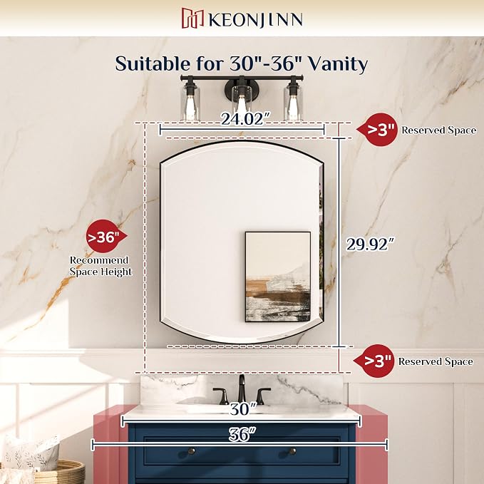 Keonjinn Black Medicine Cabinet - Image 2