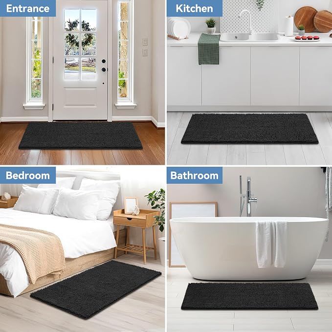 Bcoimo 48"×24" Absorbent Bath Mat, Non-Slip - Image 7