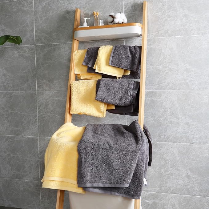 SEMAXE 12-Piece Family Bathroom Towel Set - Image 8