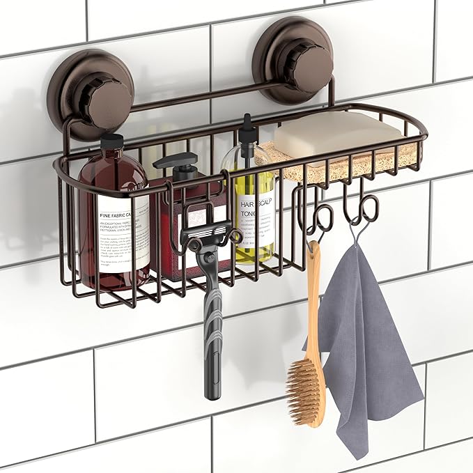 HASKO 2 Pack Shower Caddy Suction Cup - Image 2
