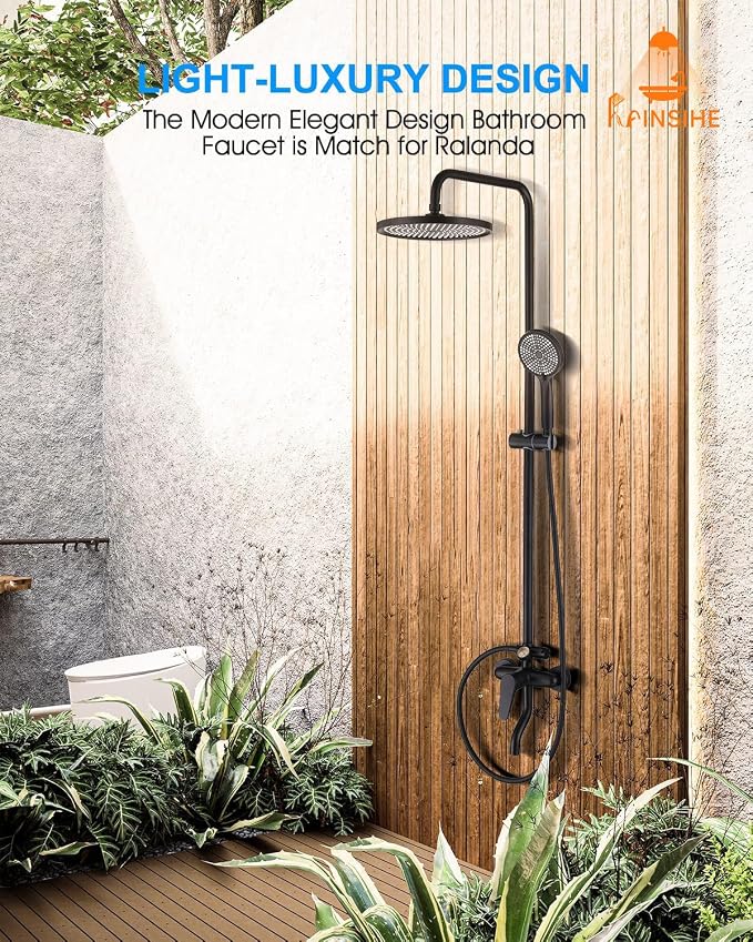 Outdoor Shower Kit, Exposed Shower System - Image 5