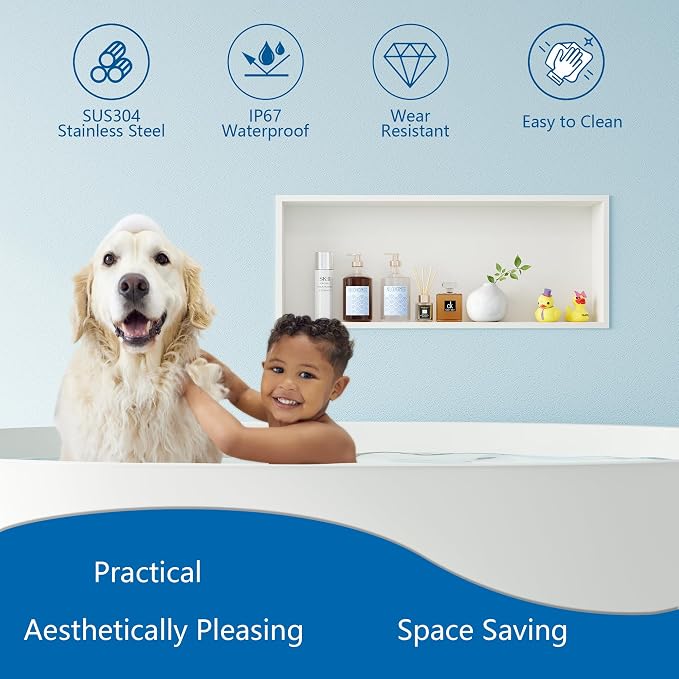 Neodrain 30X12Inch Shower Niche - Image 4