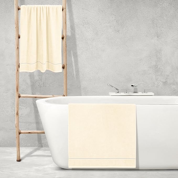 MyOwn Ultra Soft 4 Pack Oversized Bath Towel Set 27x54 inches, 100% Cotton Bath - Image 4