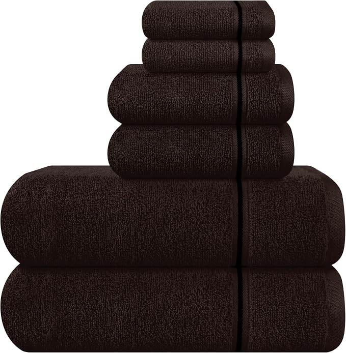 MyOwn Ultra Soft 6 Pack Cotton Towel Set, Contains 2 Bath Towels 28x55 inch by Unknown