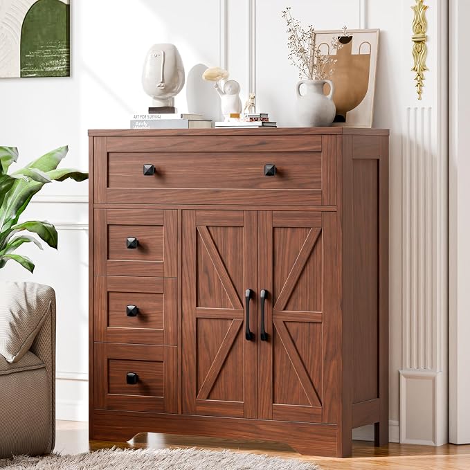 Vabches Farmhouse Storage Cabinet by Vabches
