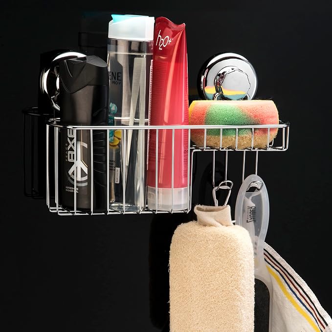 HASKO Shower Caddy Suction Cup, Shower Shelf - Image 5