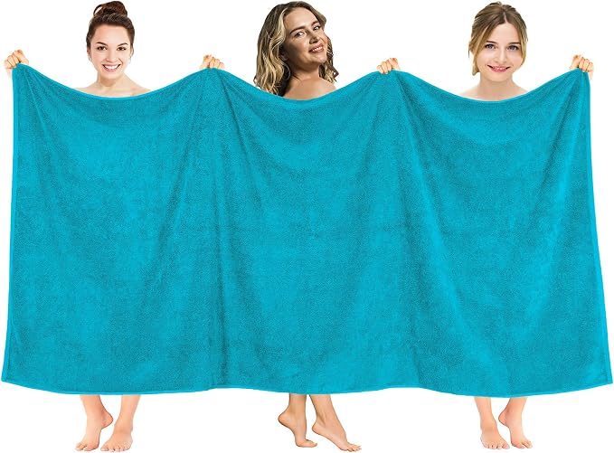 American Soft Linen Oversized Bath Sheet 40x80 Extra Large by AmericanSoftLinen