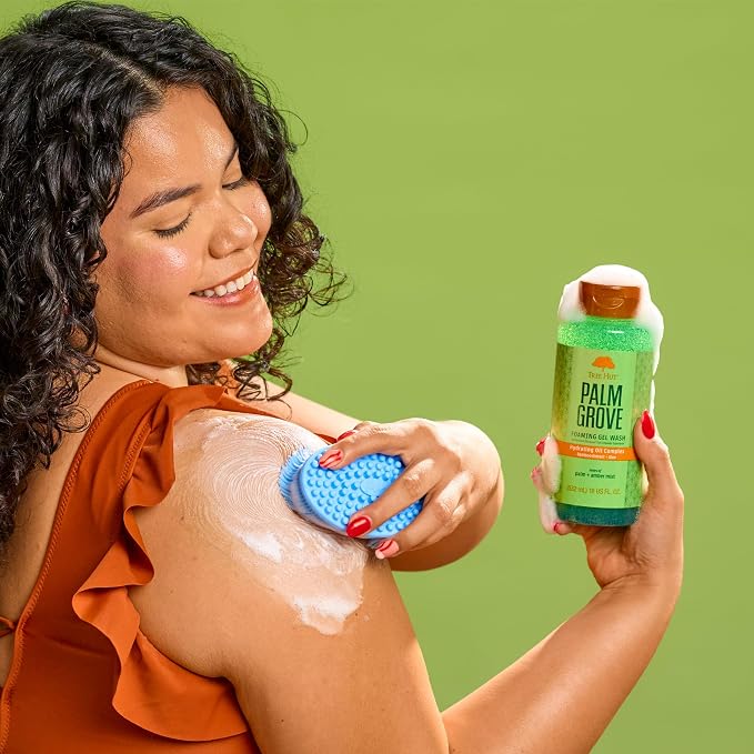 Tree Hut Palm Grove Foaming Gel Wash, Hydrating & Moisturizing Body Wash - Image 4