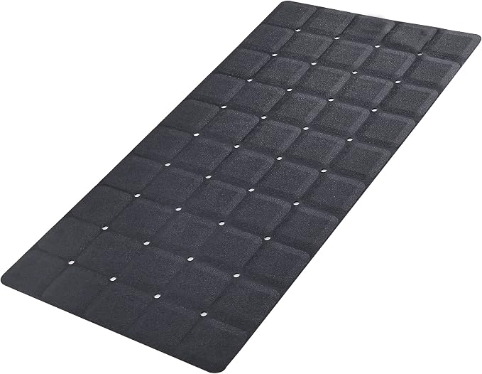 Foldable Silicone Bathtub Mat: Jumbo Size Heavy Duty Safety Bath Mat by Webos