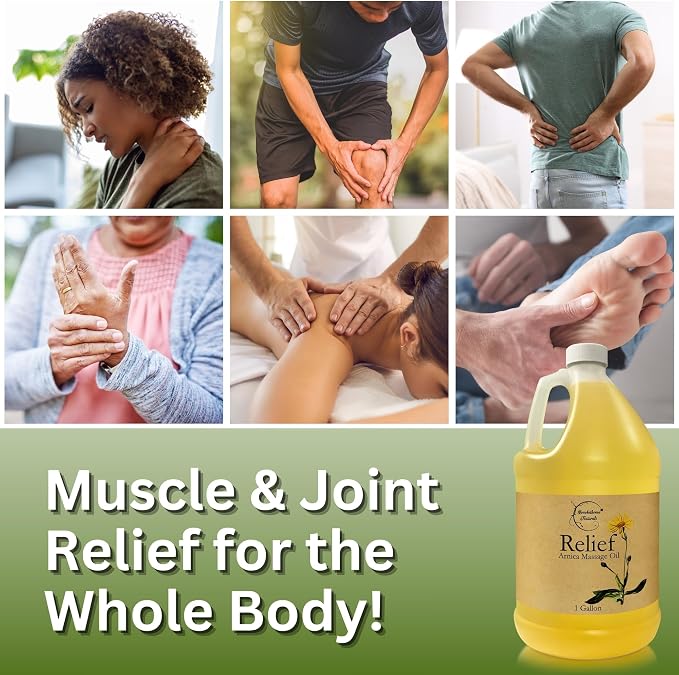 Relief Arnica Massage Oil for Massage Therapy | for Sports & Athletic | All - Image 2