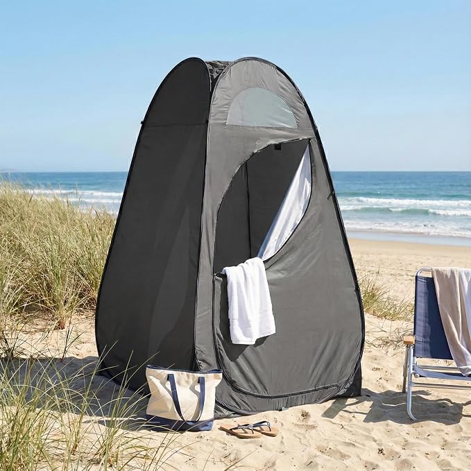 4x4ft Pop Up Privacy Shower Tent by Dapzeosnry