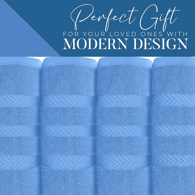 DAN RIVER 2 Pack Luxury Bath Sheets 35x70, 600 GSM, Soft & Quick Dry 100% Ring - Image 4