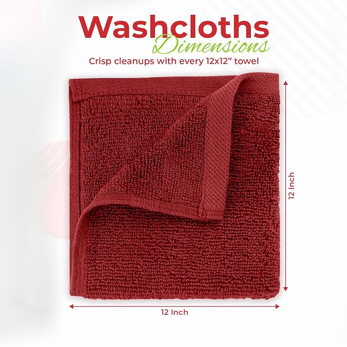 RIVERSIDE 12 Pack Washcloths - Image 3