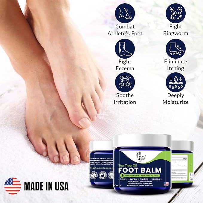 FOOT CURE Tea Tree Oil Balm – Moisturizer - Image 6