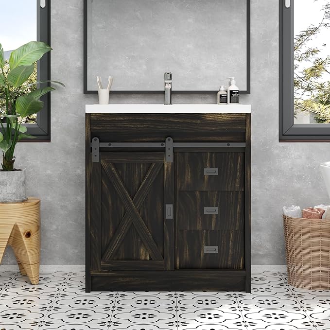 4ever2buy Farmhouse Bathroom Vanity - Image 7