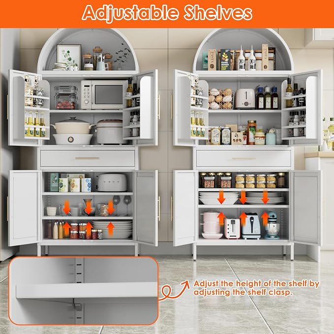 73” Kitchen Pantry Cabinet - Image 4