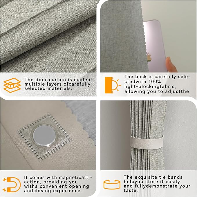 Accordion Door Curtain Set - Image 7