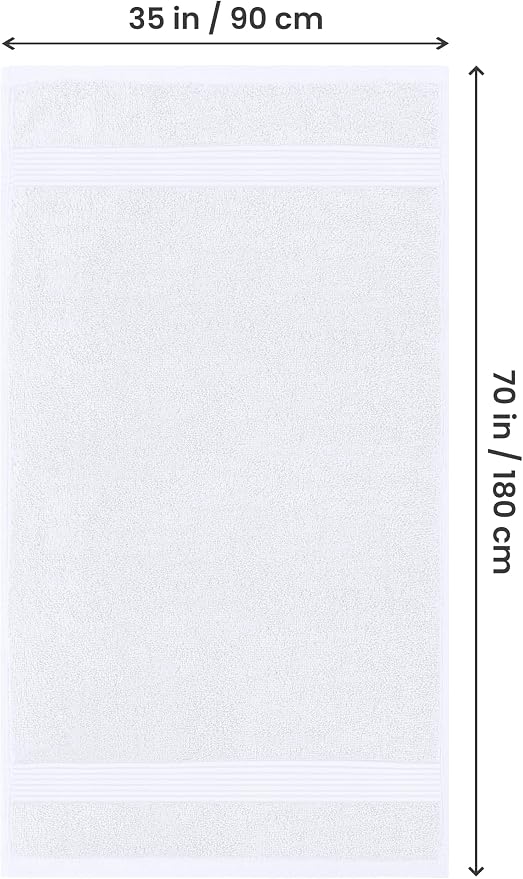 Utopia Towels Extra Large Bath Sheets 2 Pack, 35 by 70 Inches, 100% Cotton - Image 2