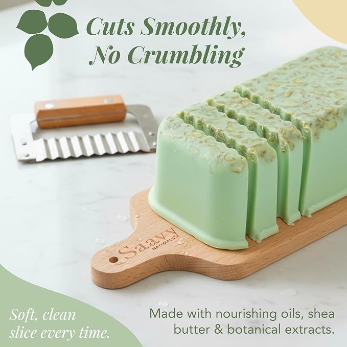 Saavy Naturals Organic Soap Minty Oat - Image 4