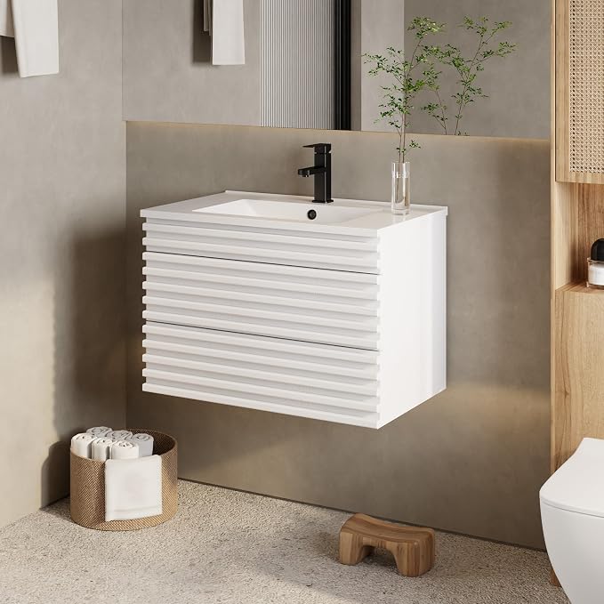 eclife 30" Floating Bathroom Vanity - Image 3