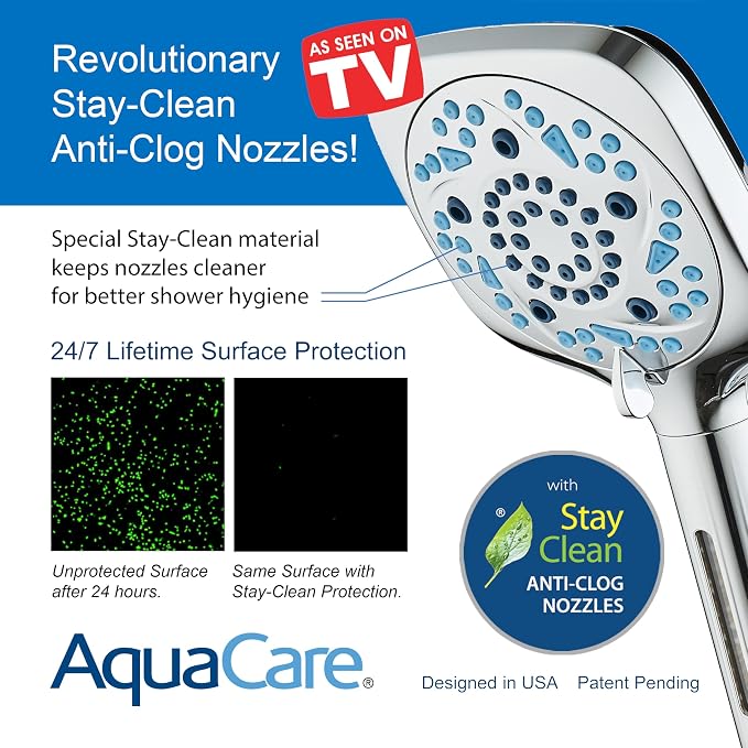 AquaCare High Pressure 10 Spray Mode Filtered Showerhead - Image 8