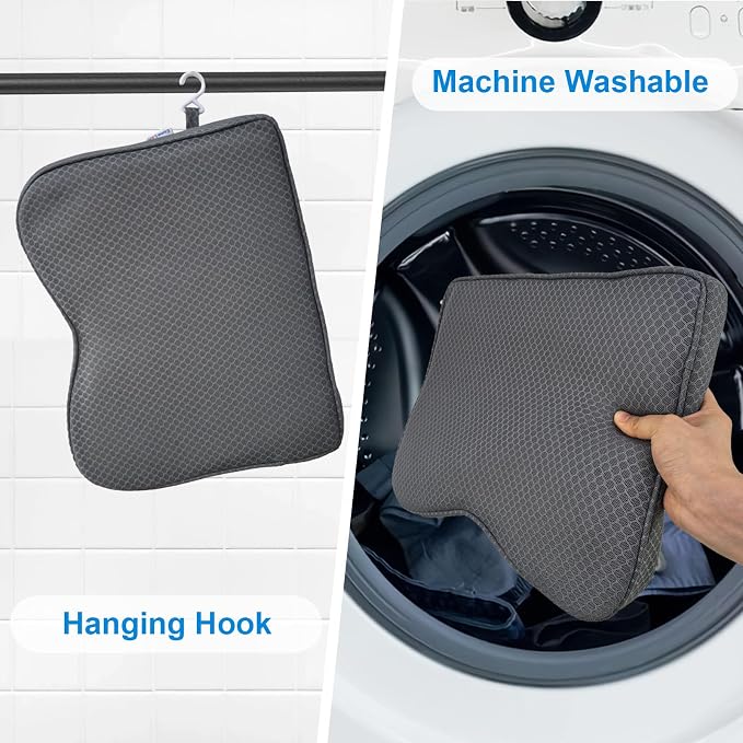 Esme L&H Shower Seat Cushion for Transfer Benches in Bathtub, 4D Mesh Fabric - Image 6