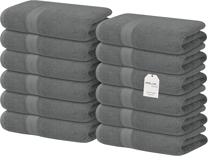 Avalon Towels Luxury Washcloths – Premium Cotton, Soft & Absorbent Wash Cloths by AvalonTowels